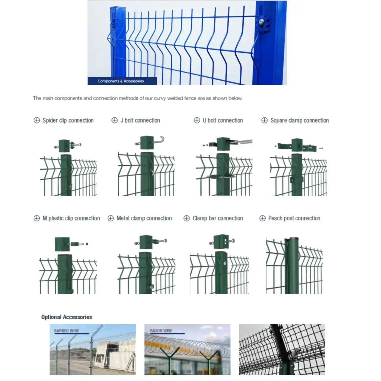 3D Welded Wire Mesh Fence