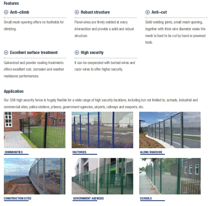 Anti Climb Fence Mesh