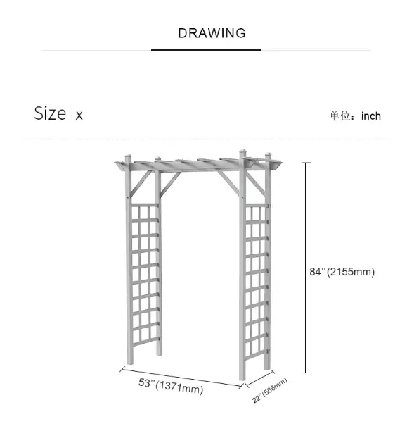 pvc arbor with gate pvc arbor with gate