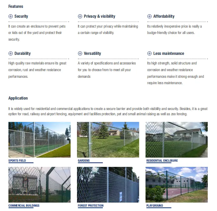 Commercial Chain Link Fences Commercial Chain Link Fences