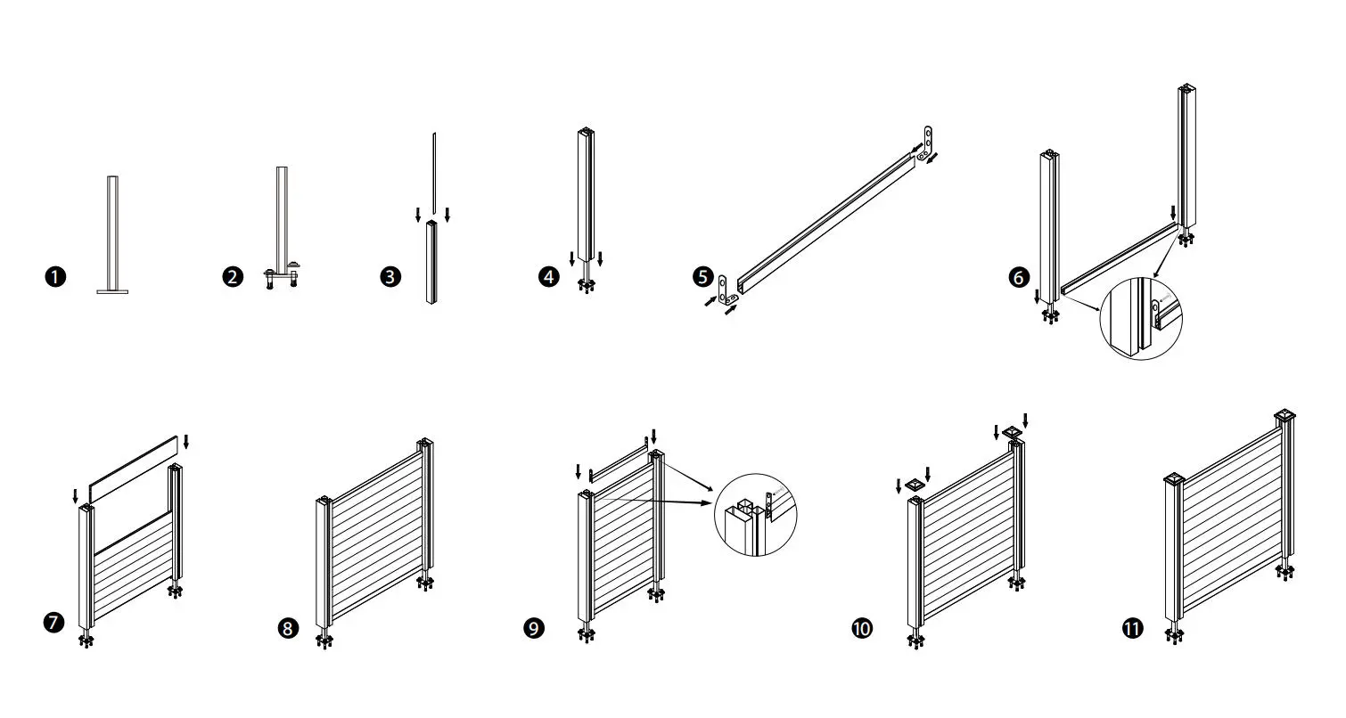WPC Slat Fences (Slated Composite Fencing) WPC Slat Fences (Slated Composite Fencing)