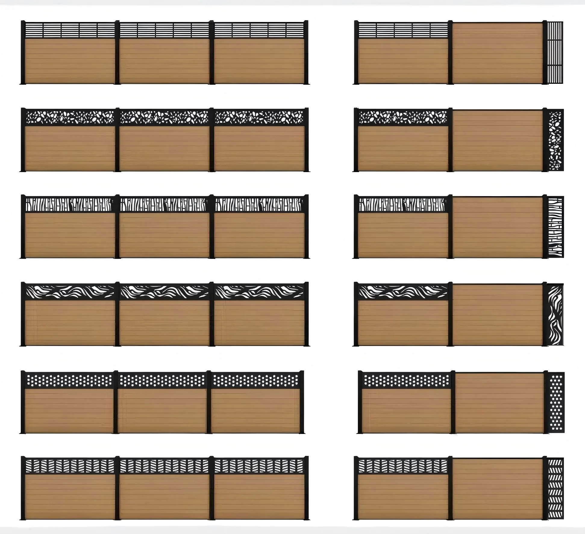 WPC Decorative Fences(Composite Decorative Fencing) WPC Decorative Fences(Composite Decorative Fencing)