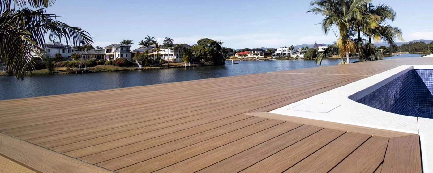 WPC Co-Extruded Floor (WPC Co Extrusion Decking) WPC Co-Extruded Floor (WPC Co Extrusion Decking)