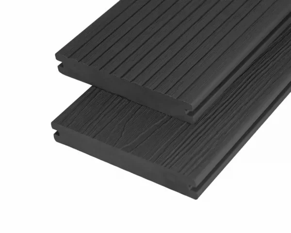 WPC Co-Extruded Floors (WPC Co Extrusion Decking)-charcoal