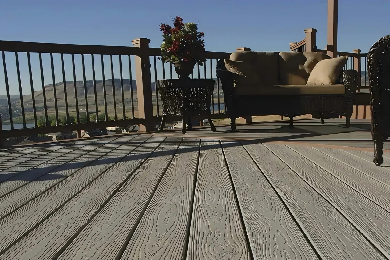 WPC 3D Embossed Flooring (3D Composite Decking)