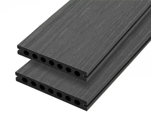 WPC Hollow Flooring (Hollow Decking Boards)-charcoal
