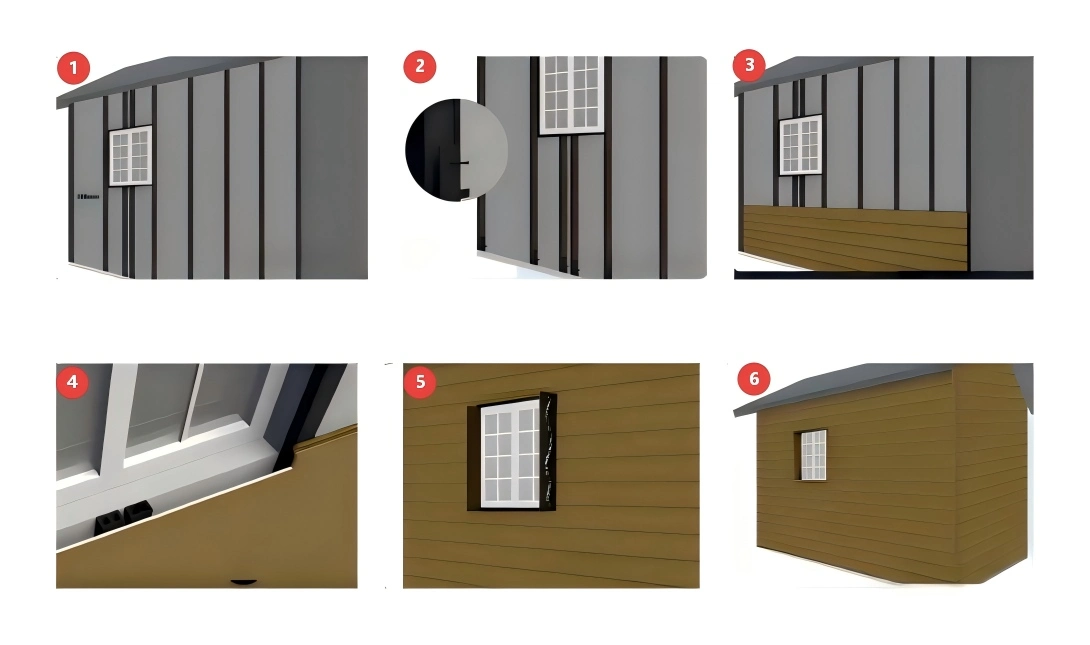 WPC Co-extruded Cladding (Co Extrusion Cladding) WPC Co-extruded Cladding (Co Extrusion Cladding)