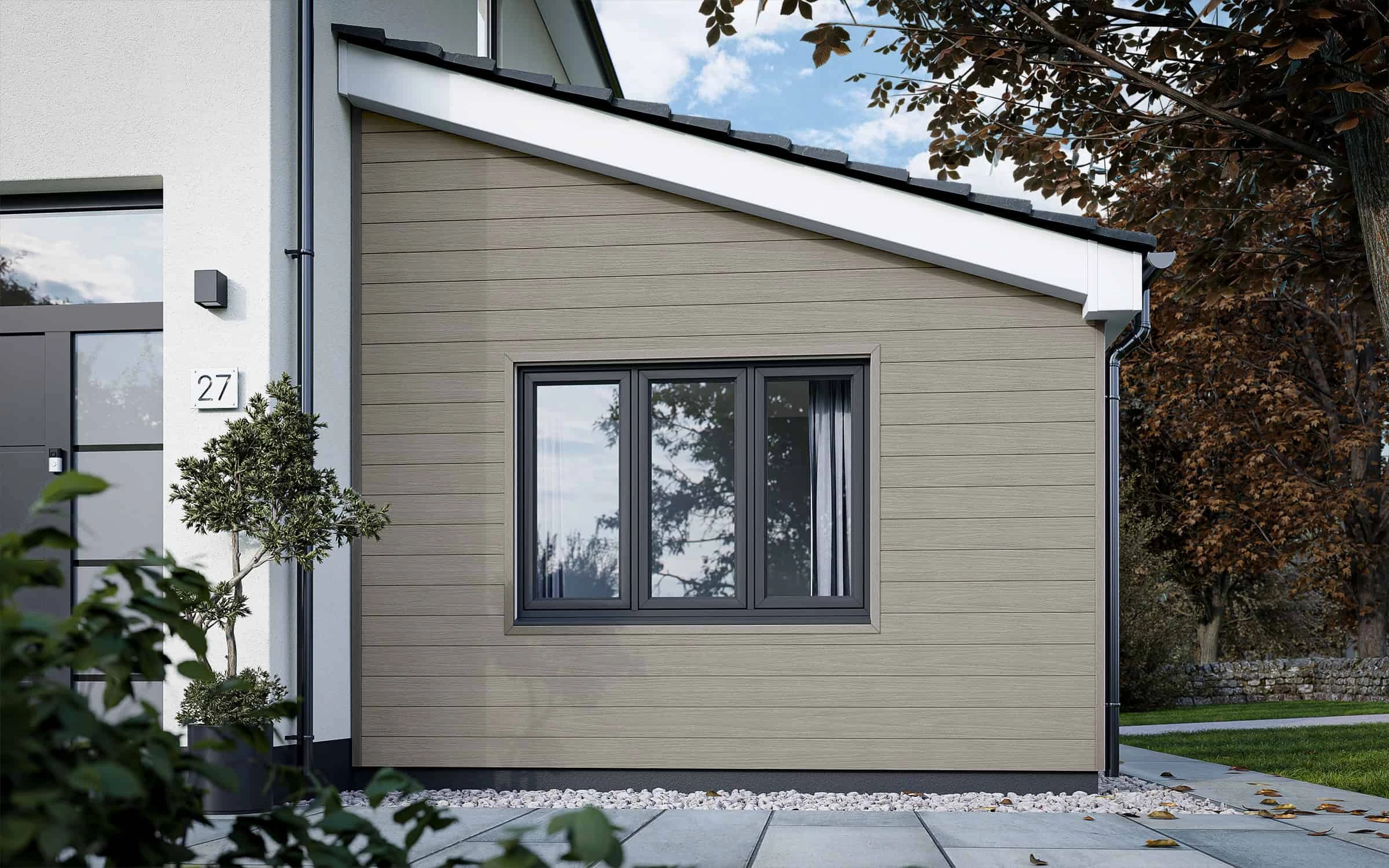 WPC Slatted Cladding