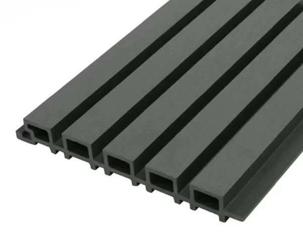 WPC Grooved Cladding - charcoal