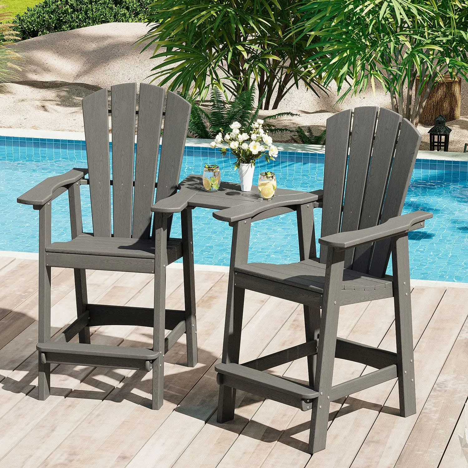 WPC Bar High Chairs (Composite Bar Height Chairs) WPC Bar High Chairs (Composite Bar Height Chairs)