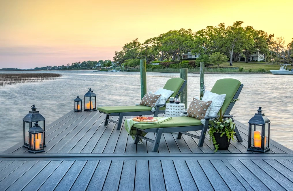 WPC Recliner Chair (Composite Chaise Lounge Chairs)