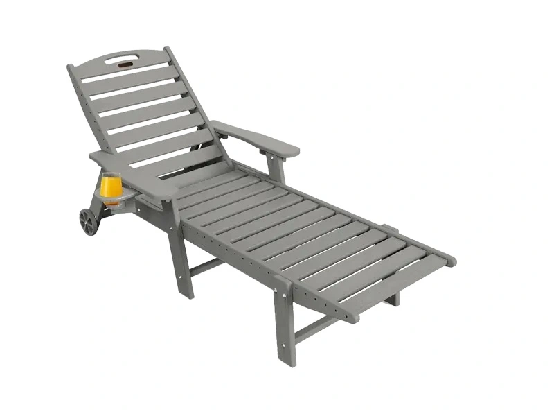 WPC Recliner Chair (Composite Chaise Lounge Chairs)