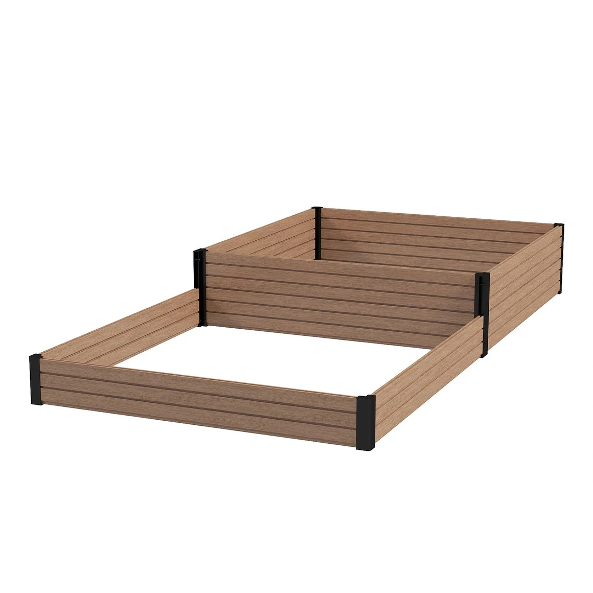 WPC Double-Box Flower Box (Composite Wood Flower Boxes)
