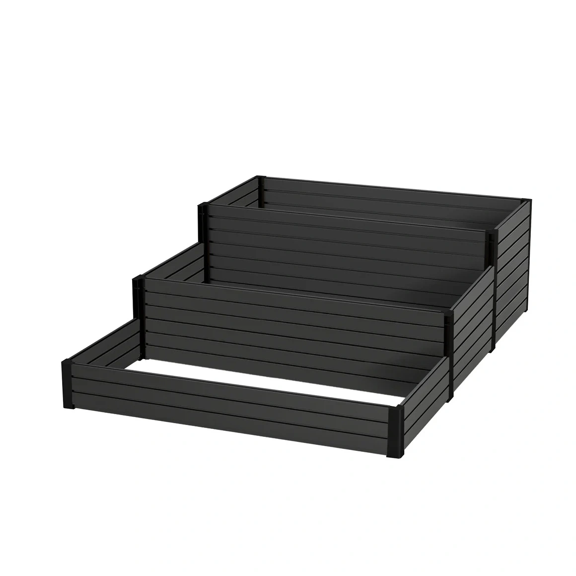 WPC Double-Box Flower Box (Composite Wood Flower Boxes)