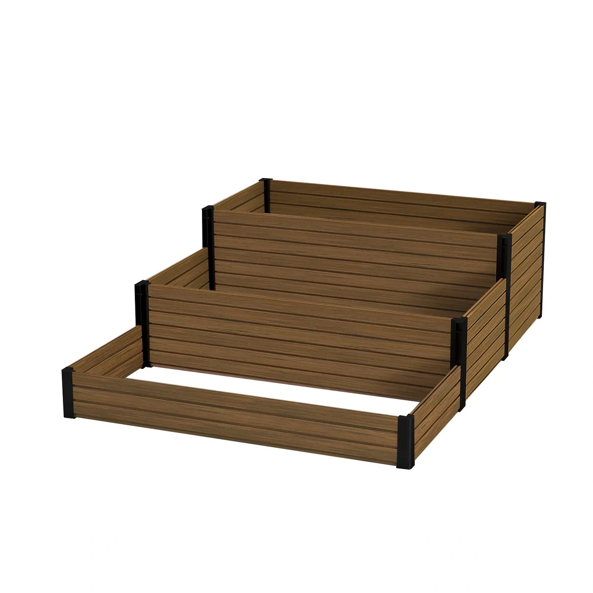 WPC Double-Box Flower Box (Composite Wood Flower Boxes)