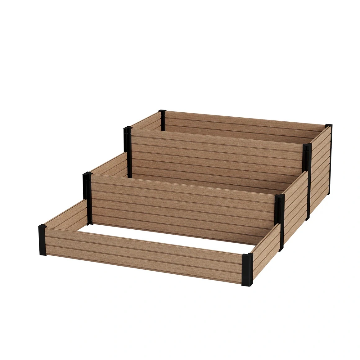 WPC Double-Box Flower Box (Composite Wood Flower Boxes)