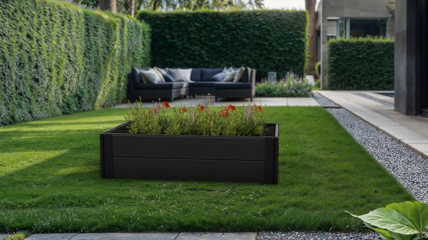 WPC Floor Flower Box (Composite Decking Flower Box) WPC Floor Flower Box (Composite Decking Flower Box)