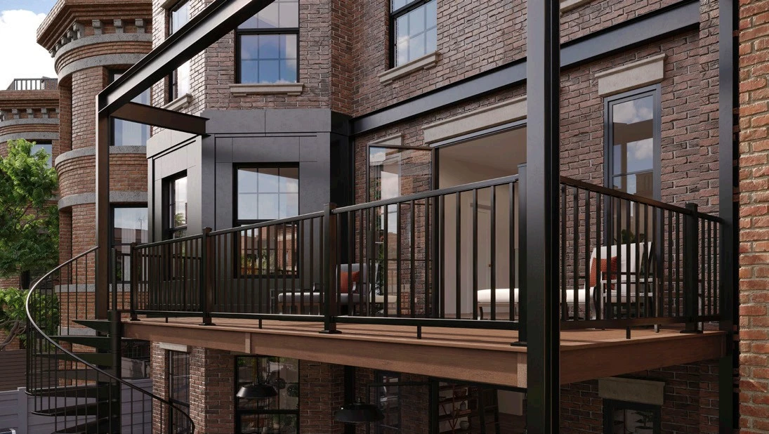 WPC balcony railing WPC balcony railing