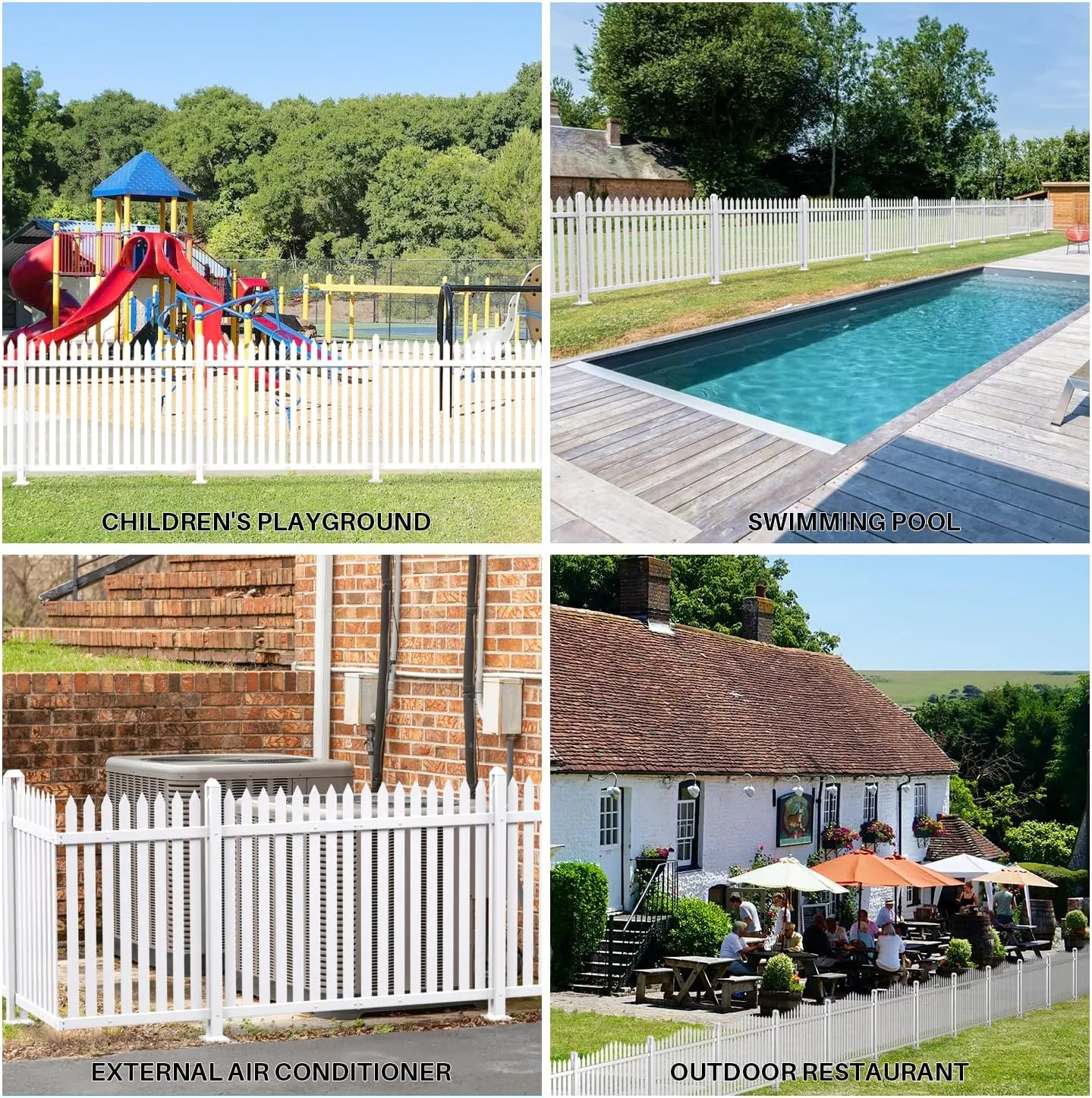 Spaced Picket Vinyl Fence