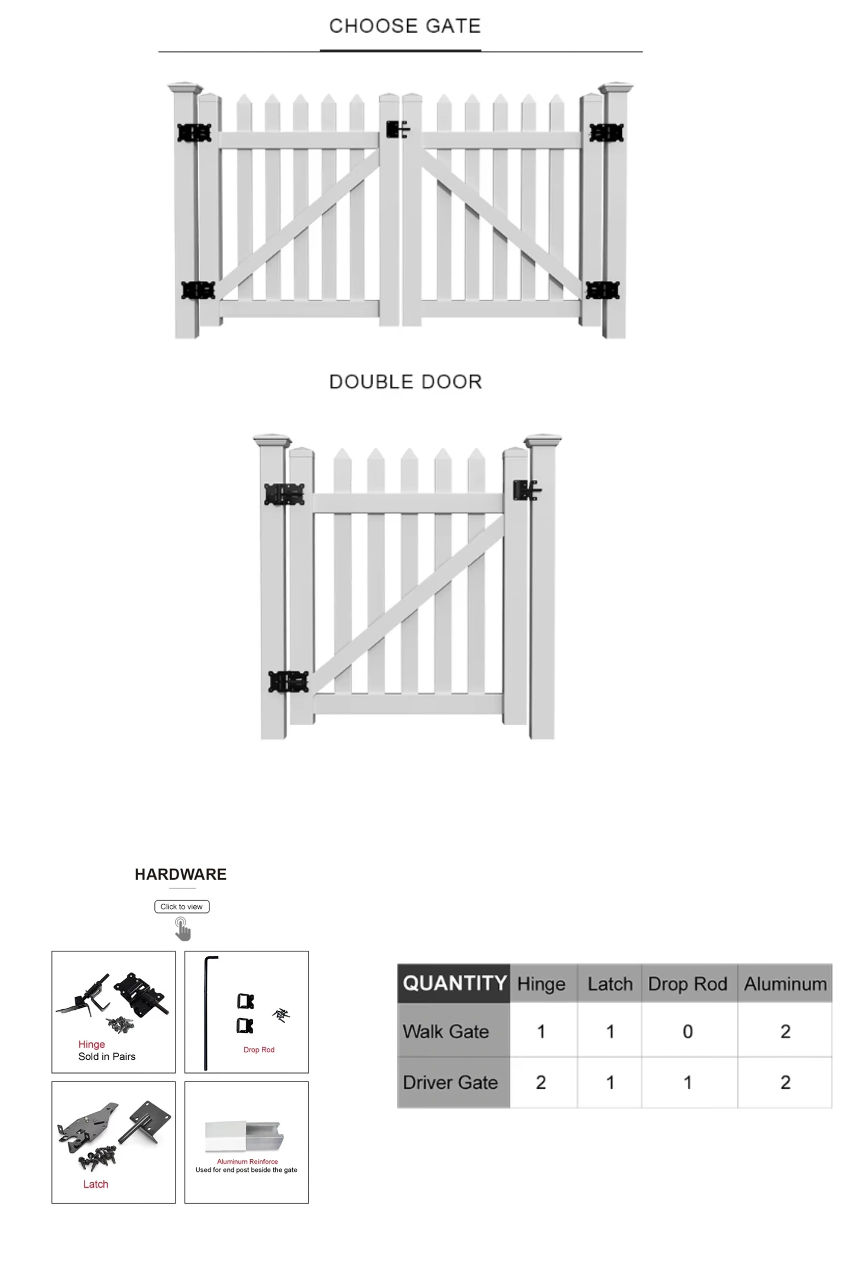 Spaced Picket Vinyl Fence