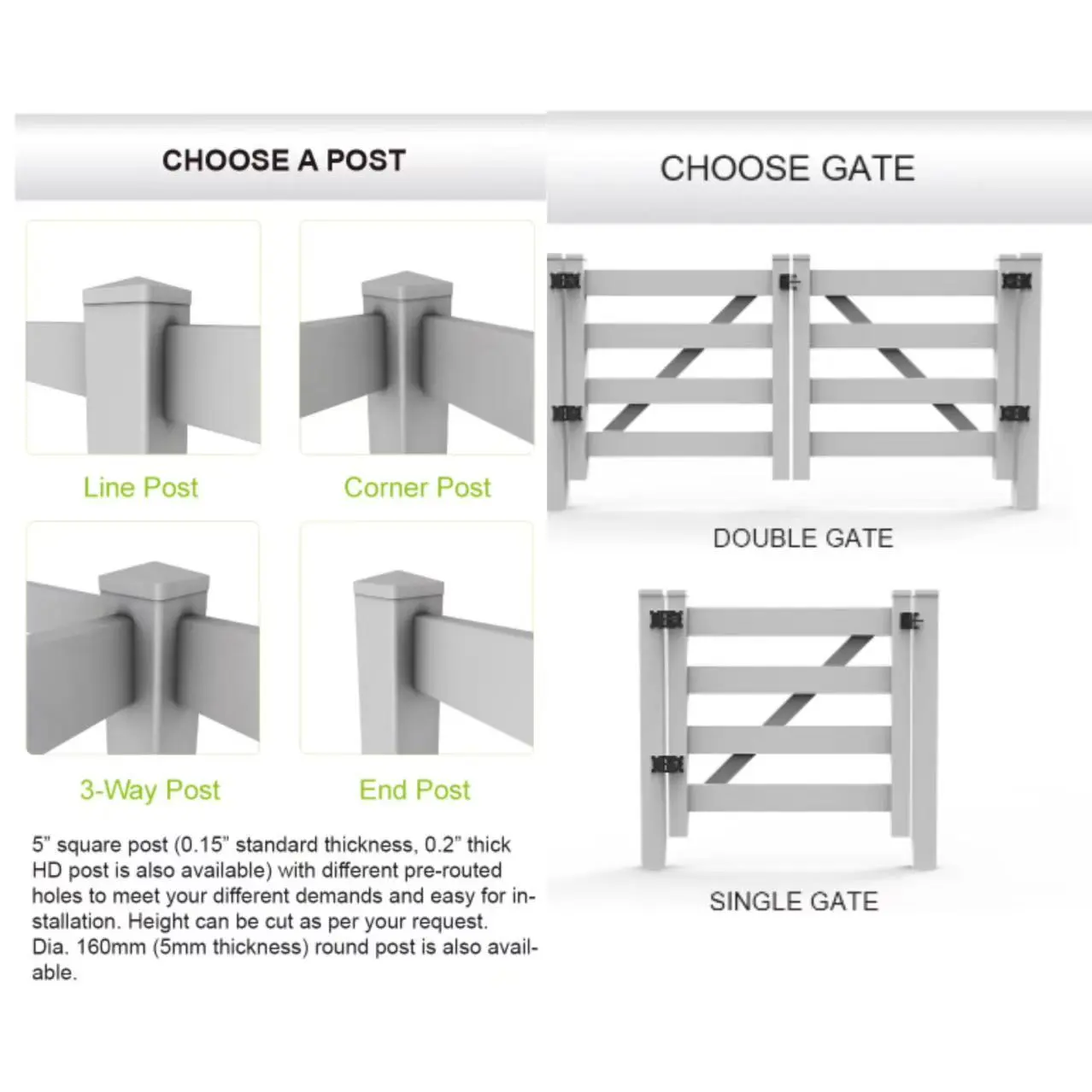 Vinyl Ranch Rail Vinyl Ranch Rail