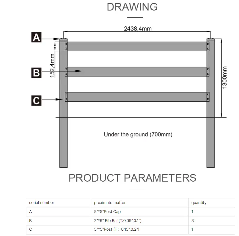 3 Rail Vinyl Fencing 3 Rail Vinyl Fencing