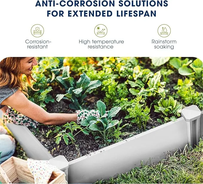 PVC Raised Flower Beds PVC Raised Flower Beds