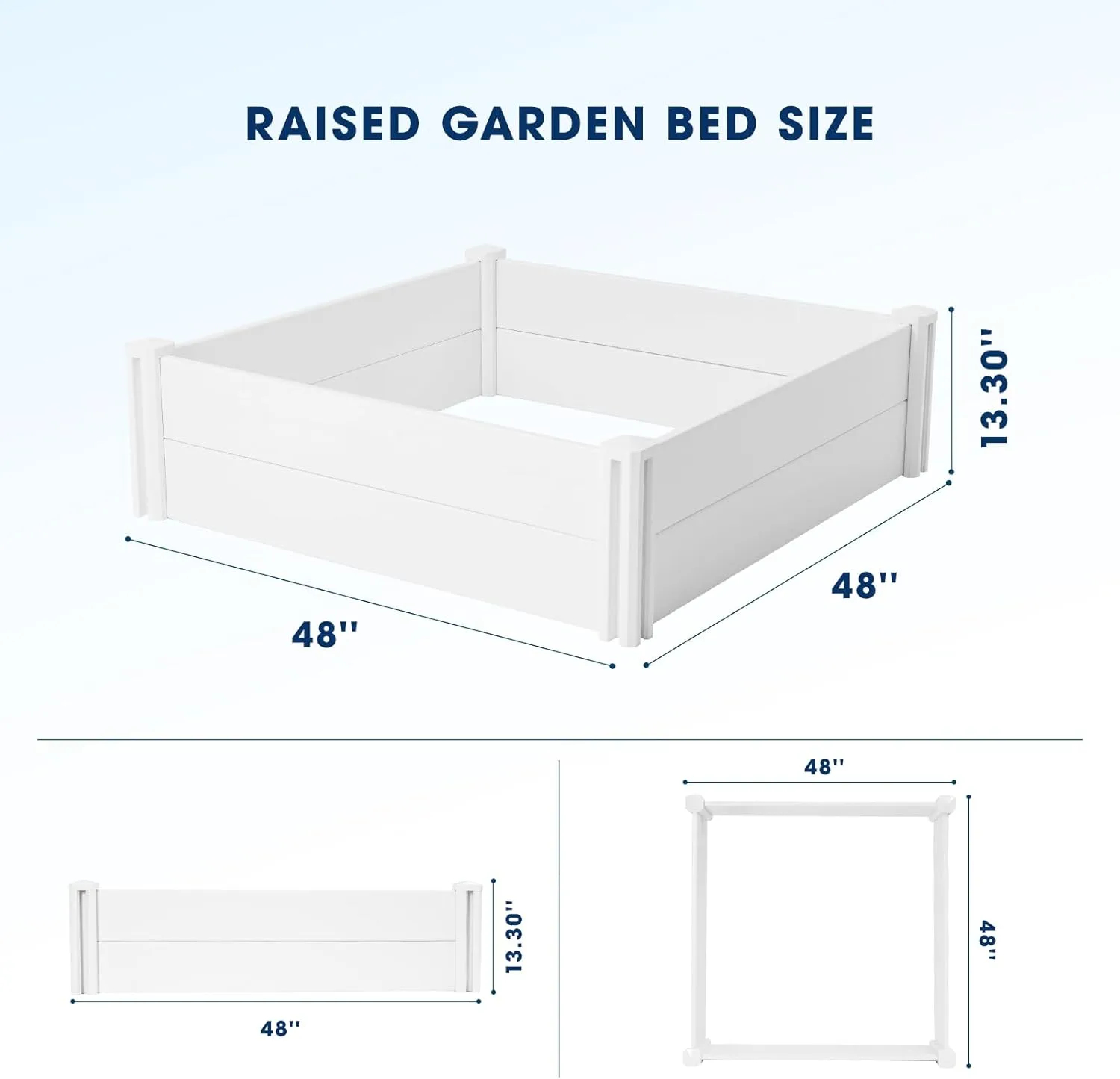 PVC Raised Flower Beds PVC Raised Flower Beds