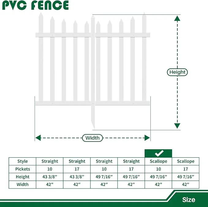 乙烯基尖桩花园栅栏 乙烯基尖桩花园栅栏