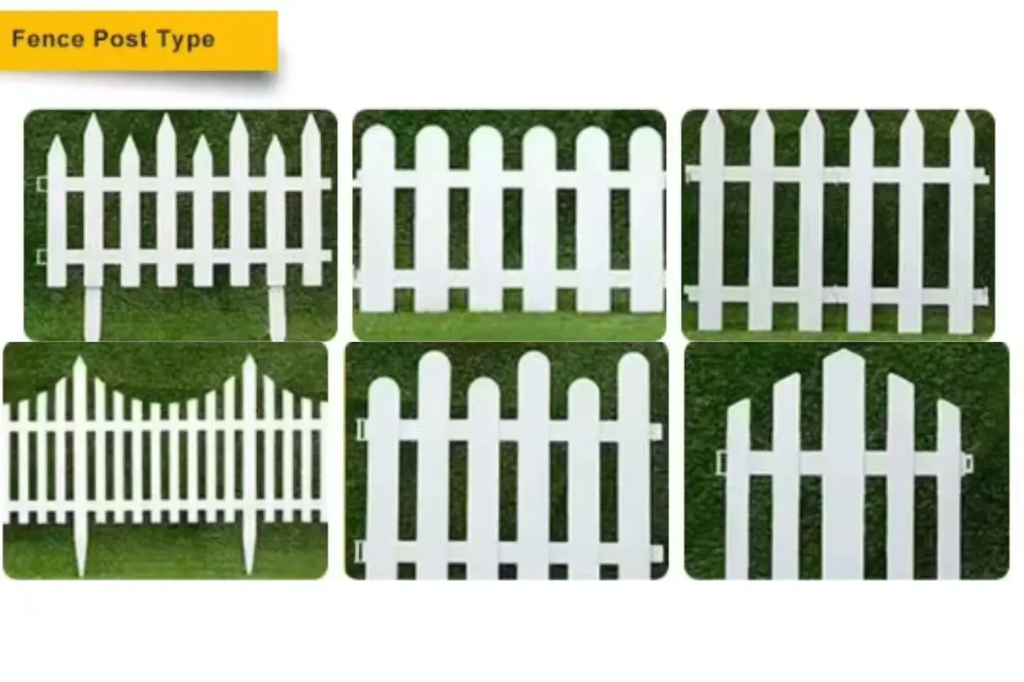 Picket Fence Lawn Edging
