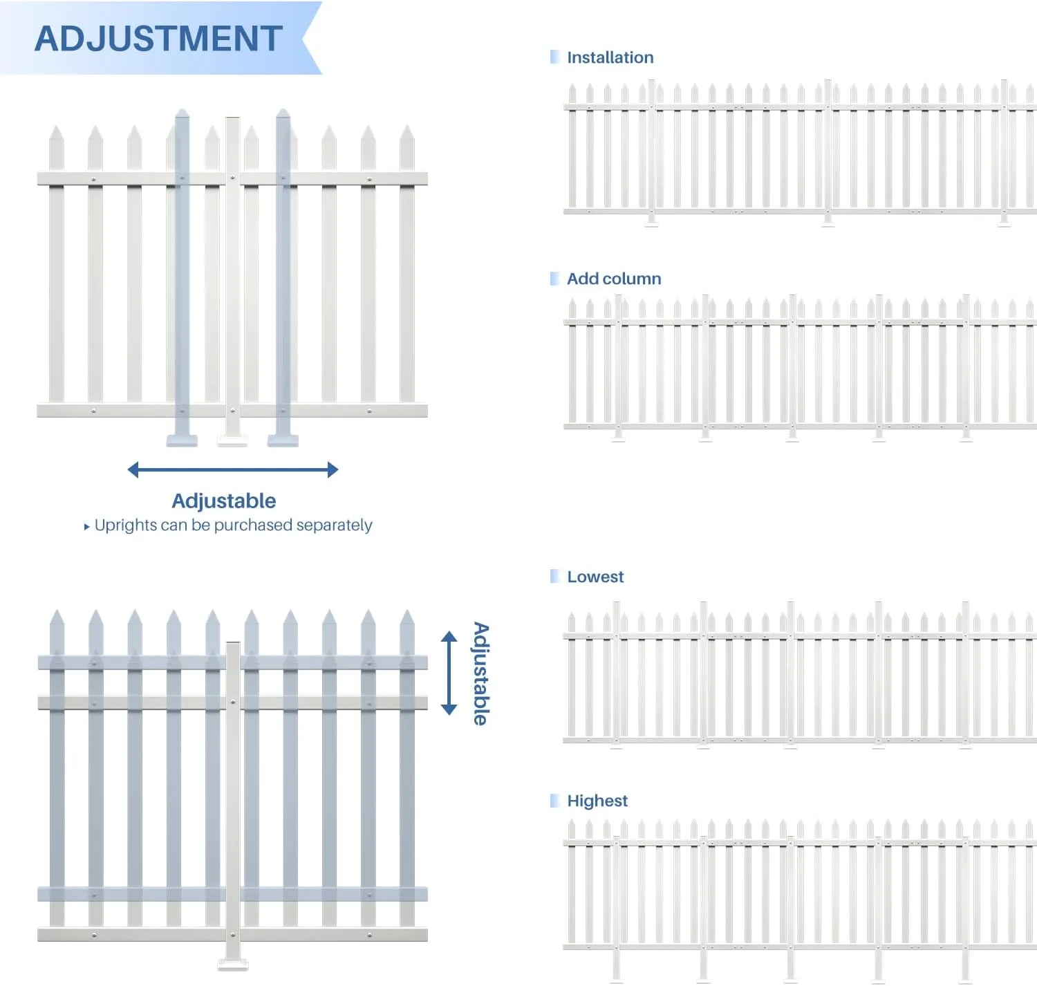 White Vinyl Fence Front Yard White Vinyl Fence Front Yard