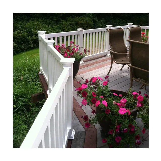 White PVC Deck Railing