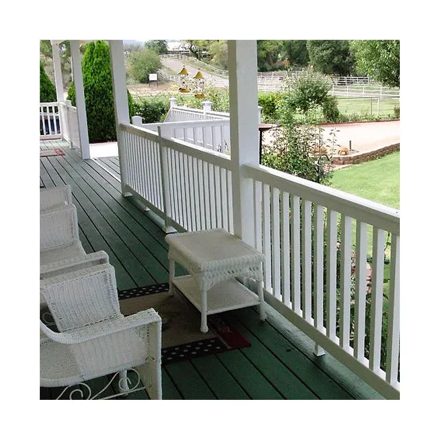 White PVC Deck Railing
