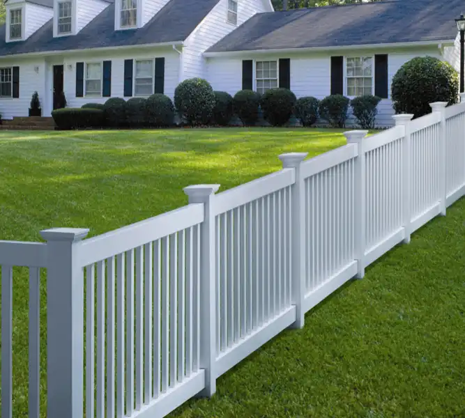 Straight Top Picket Fence Straight Top Picket Fence