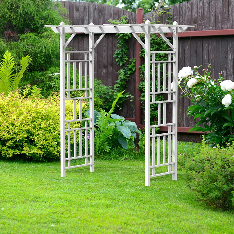 White PVC Arbor White PVC Arbor