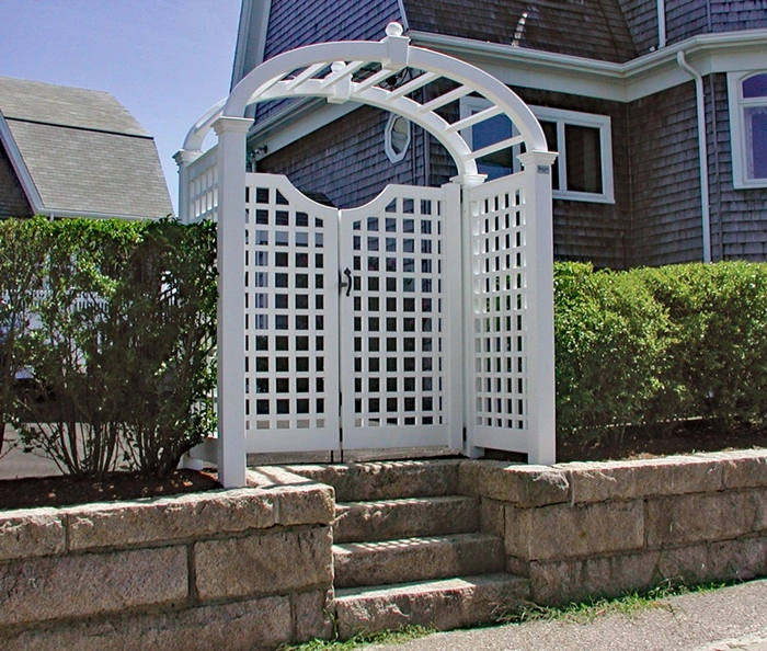 PVC Arbor With Gate