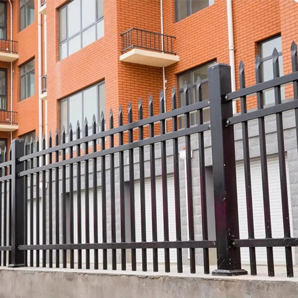Black Iron Picket Fence