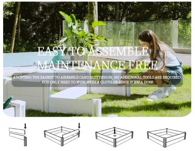 PVC raised garden beds PVC raised garden beds