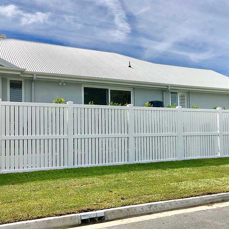 PVC Semi Privacy Fencing